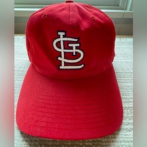 Vintage St. Louis Cardinals red snap back hat.